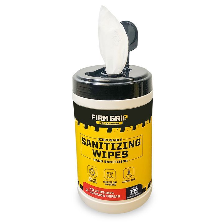 Disposable Sanitizing Wipes - Firm Grip