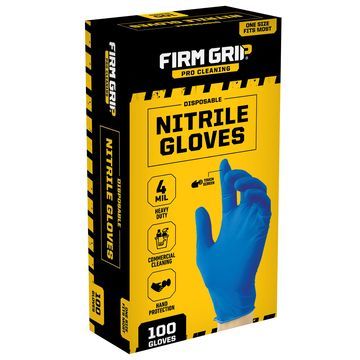 Disposable Nitrile Gloves (100 Count) - Firm Grip